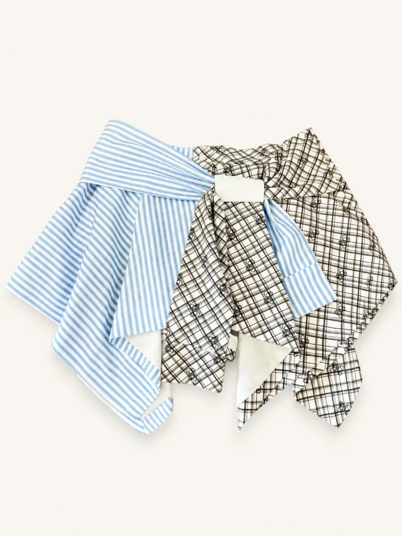 ANN Deconstructed Patchwork Shirt Skirt